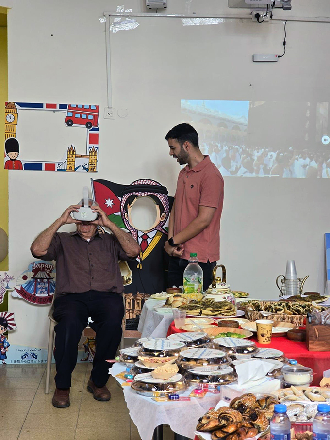 ملتقى الأجيال في مدرسة أجيال الابتدائية في جلجولية